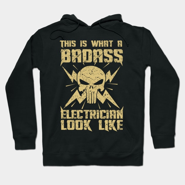 This is what a badass electrician look like! Hoodie by variantees